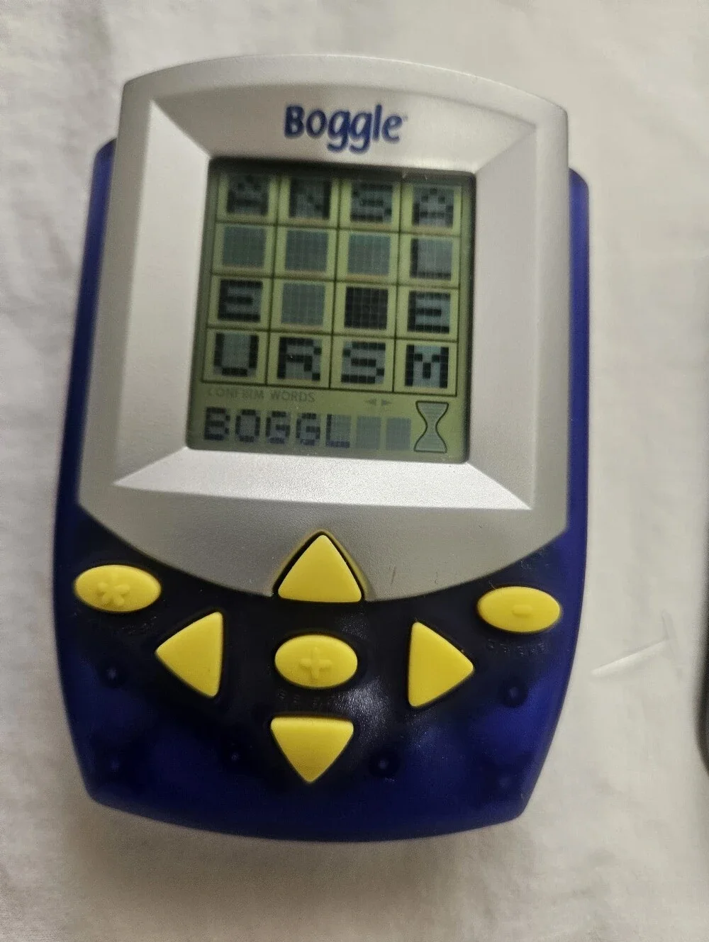 Hasbro Yellow & Blue Connect Four Handheld Electronic Game